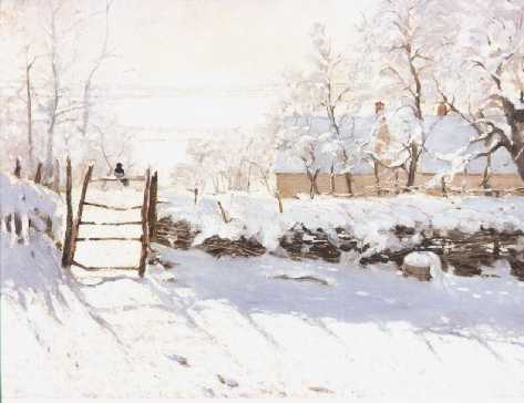 La pie von Claude Monet